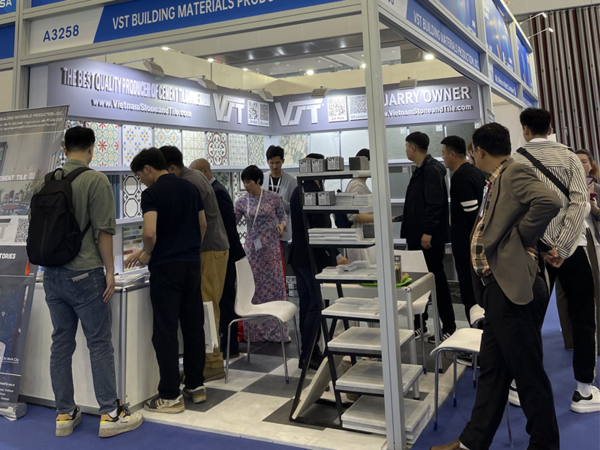 Visitors at Our Stand