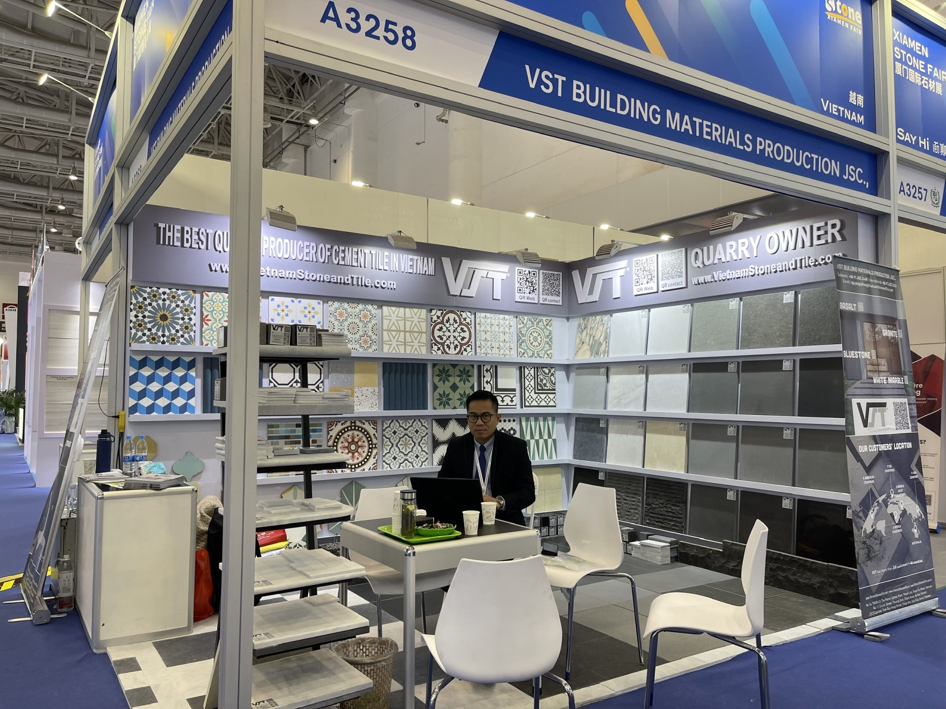 VST Stand at International Trade Show