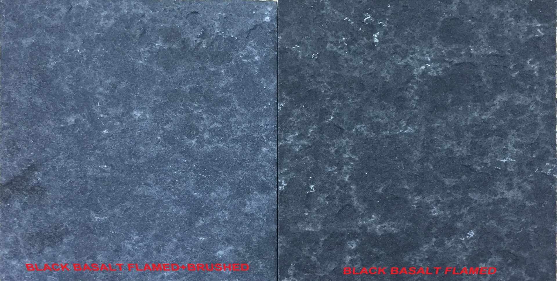 Black Basalt In Different Finishes