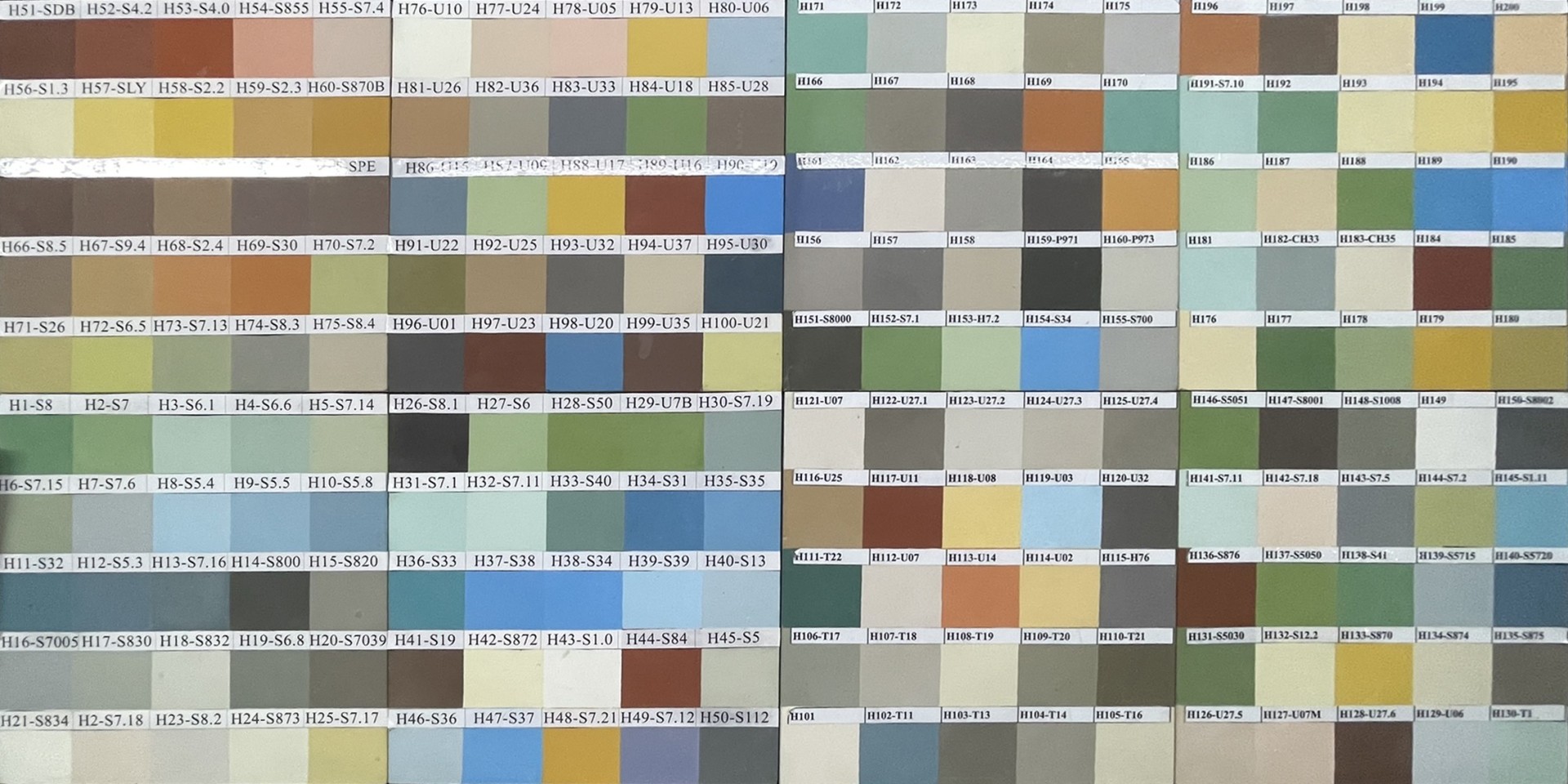 Cement Tile Full Color Chart